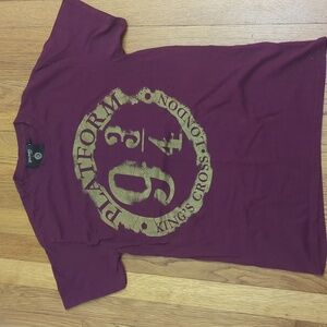 Platform 9 3/4 Harry Potter Shirt Maroon